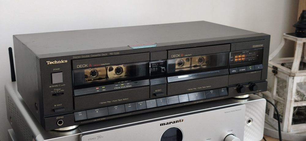 Magnetofon Technics Dwukasetowy