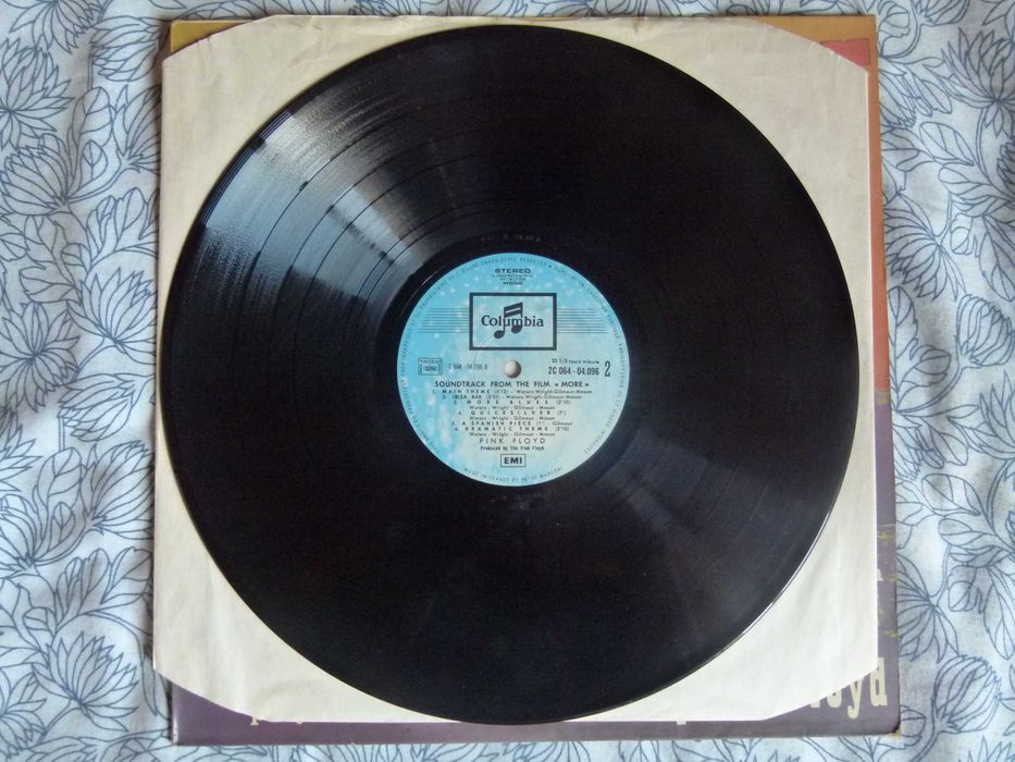 Lp vinil 33 rpm Pink Floyd More ano 1969