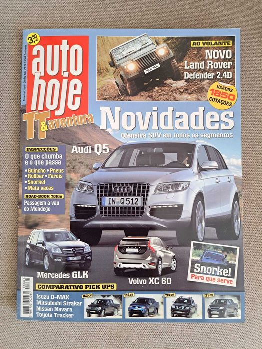 Lote primeiros números Revista AutoHoje TT