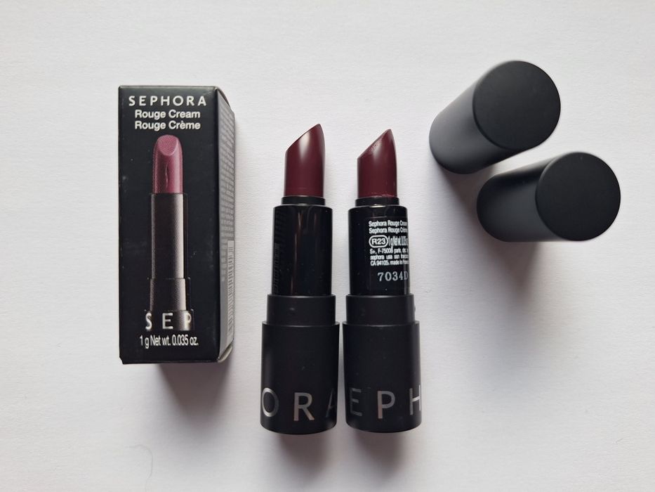 2 mini pomadki Sephora Collection Rouge Cream R23 Crush
