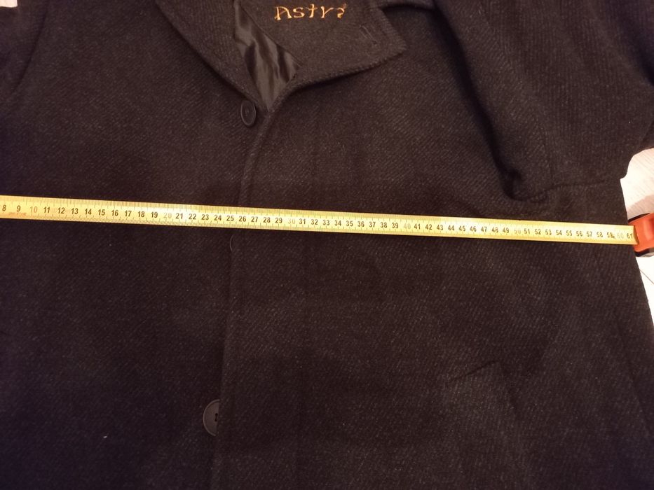 Płaszcz męski flauszowy Ocieplany roz.M