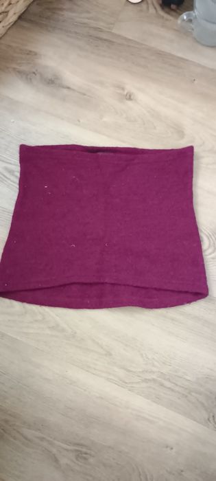 Fuksjowy Komin Wełna Merino