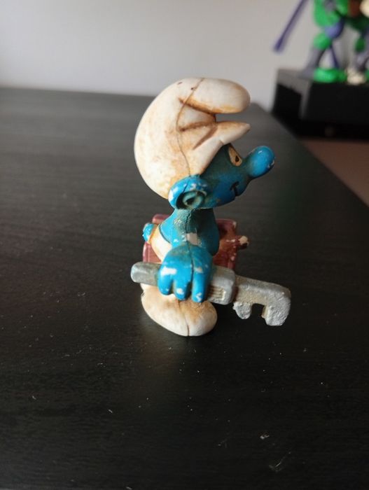 Figura Smurfs scleich antiga