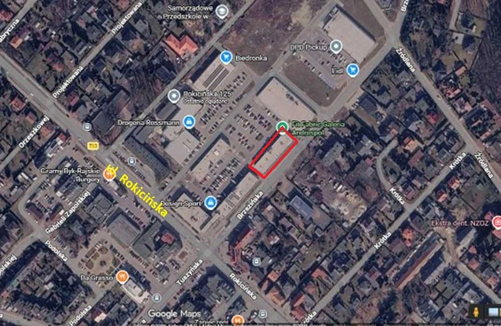Lokal handlowo - usługowy 87 m2  park handlowy w Andrespolu