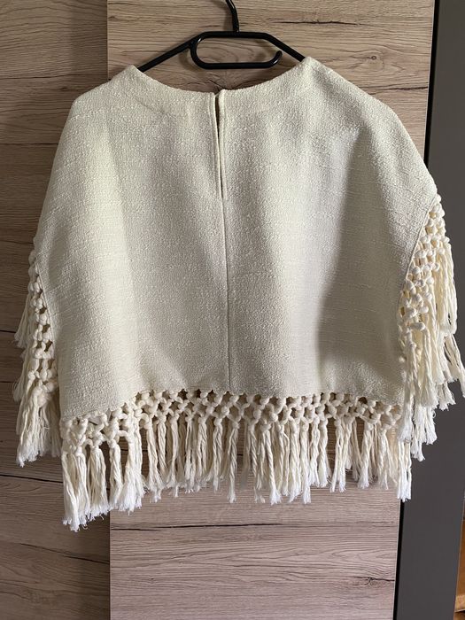 Bluzka boho frędzle h&m 38 M
