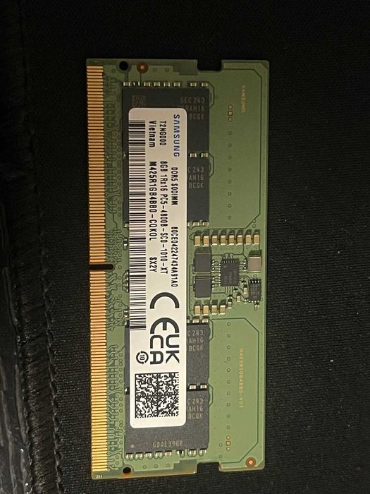 Оперативна пам’ять Samsung DDR5 SODIMM 8GB 4800MHz для ноутбука