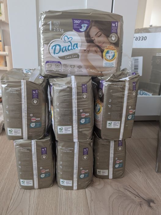 Pieluchy Dada Extra Care rozmiar 1 (2-5kg) x7