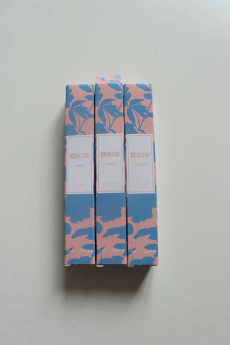 !Nowe! Perfumetki Big Star Linnet 10 ml x 3 sztuki!