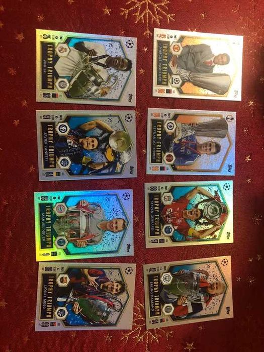 8 szt Trophy triumph 2024/2025 Messi Haaland Vini jr.