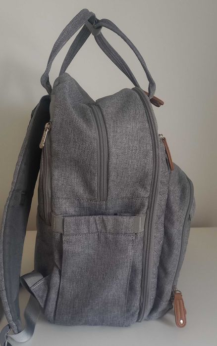 Mochila maternidade e porta documentos
