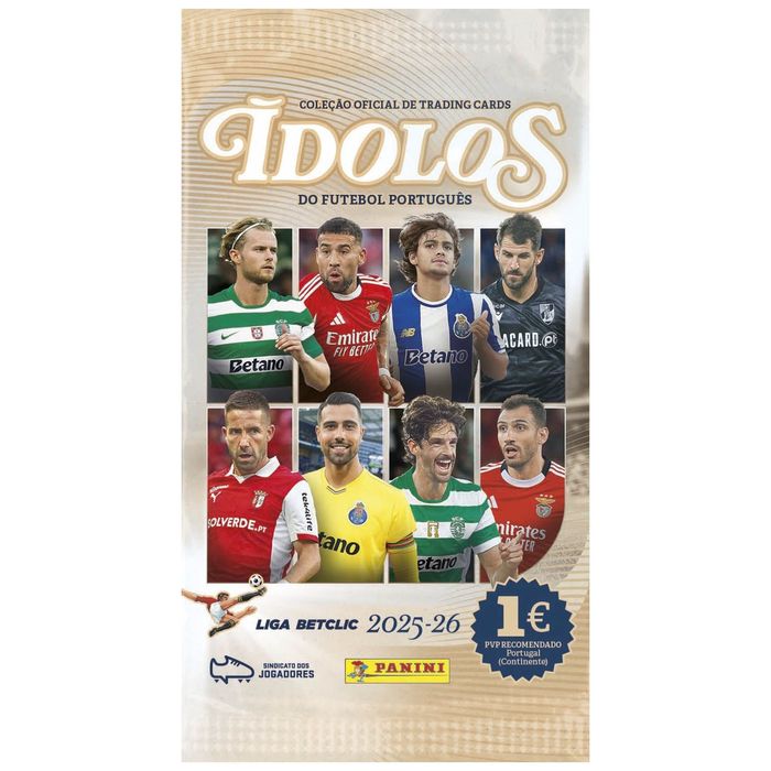 Cartas Ídolos do Futebol Português 2025-26 Panini