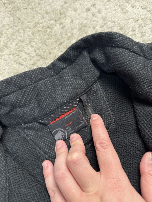 Кофта mammut флісова  тактична кофта трекіногова повсякденна чорна