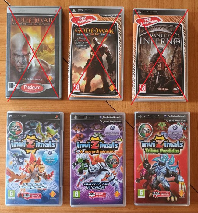 Jogos PSP - Excelente Estado