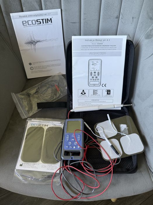 Ecostim + elektroda punktowa do stymulacji mięśnia okrężnego ust i wewnątrz