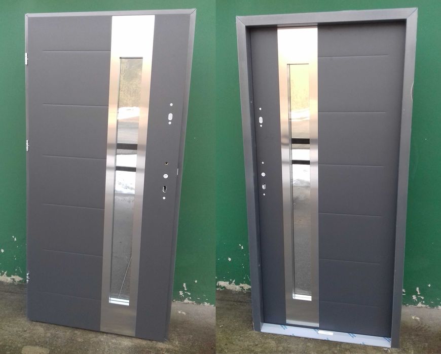 - 40 % Wyprzedaż Drzwi Zewnętrzne 72 mm Antracyt 101 /111 x 208