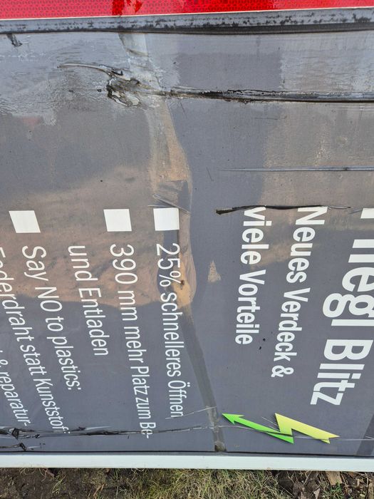 Fliegl Mega 22r. drzwi lewe skrzydło