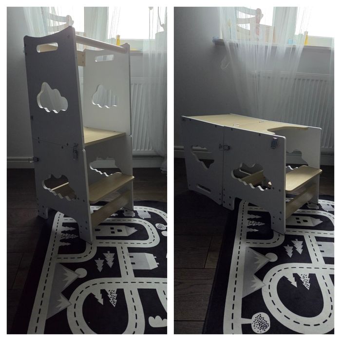 Kitchen helper / stoliczek (solidny I stabilny)