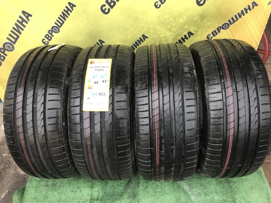Minerva 225/35r19 комплект літо нові склад оригінал резина шини
