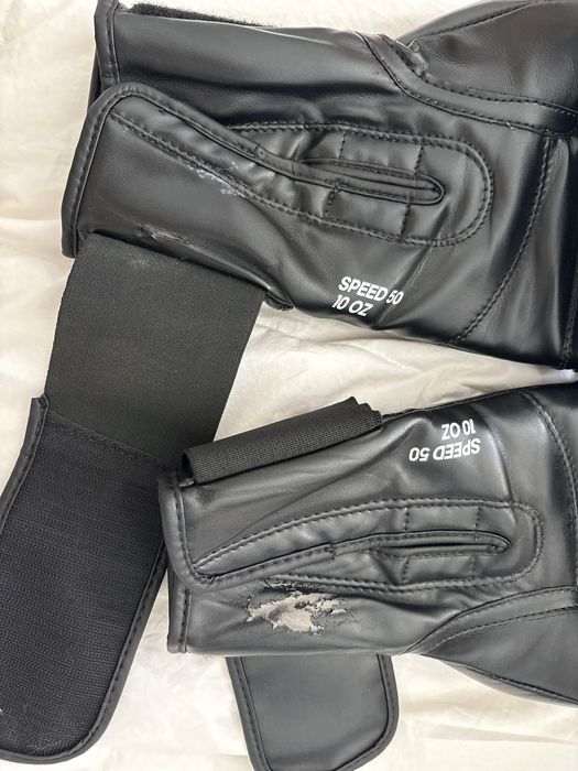 Luvas boxe+proteção de canelas