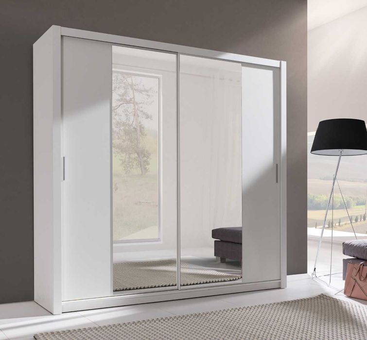 Szafa przesuwna z lustrem (220x215x62)  3-kolory