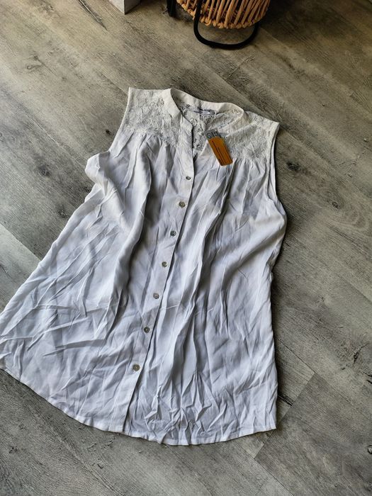 Nowa biała koszula *koronka