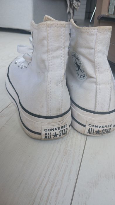 Converse biale trampki za kostkę rozm.39