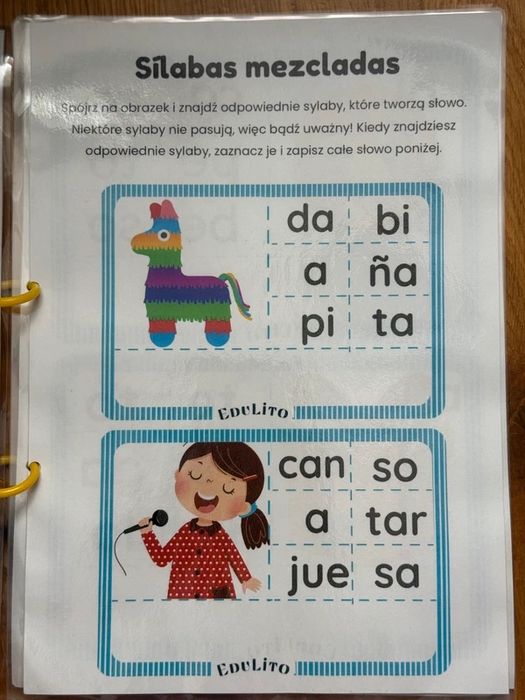 Cuaderno Mágico - zeszyt ćwiczeń o urodzinach po hiszpańsku