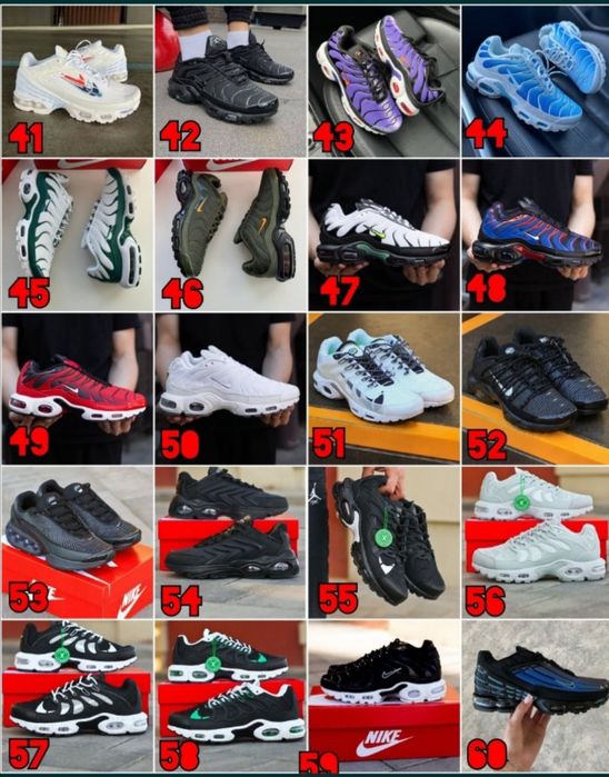 ПОНАД 100 КОЛЬОРІВ‼️ Кросівки Nike Air Max TN, DN, TW, Drift / 36-46, Унісекс, ПРЕМІУМ
