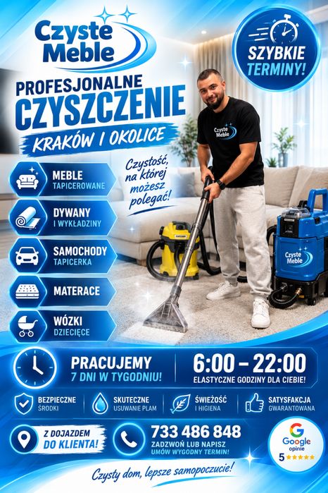 Pranie dywanów i wykładzin