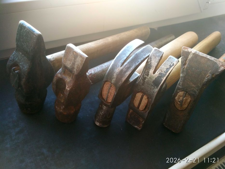 Молотки СССР вес от900гр. до 50гр.