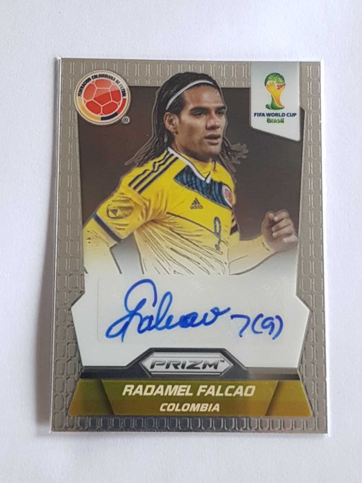 Panini World Cup Brazylia 2014 PRIZM  auto karta autograf FALCAO