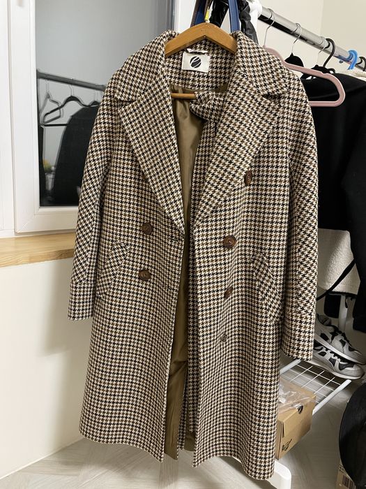 Пальто жіноче демісезоне плащ тренч осіннє шерстяне класичне не довге