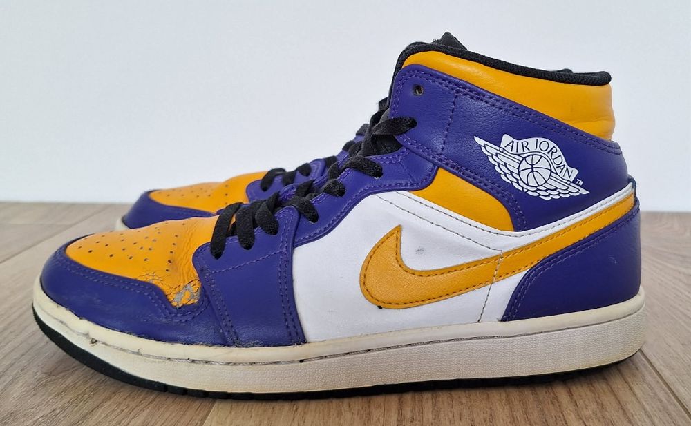Nike Air Jordan 1 Mid Lakers 43