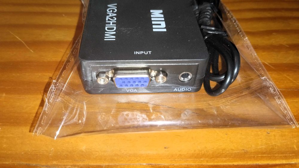 Conversor VGA para HDMI - Novo e Lacrado