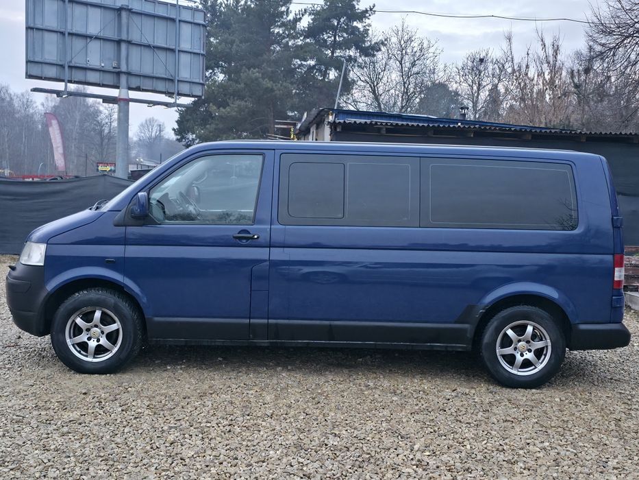 VW Caravelle Long 9-os 1.9 Diesel 2007 Krajowy HAK Klima Alu Zamiana