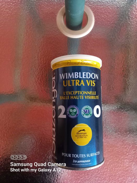 Slazenger/ Wimbledon 2 Bolas de Ténis do Ano 2000. Embalagem Original.