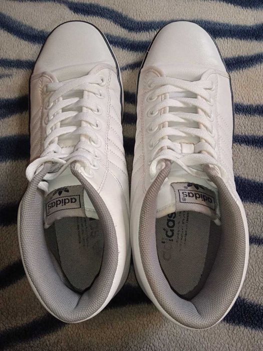 Білі чоловічі кеди Adidas Originals Indoor Tennis Mid ; Розмір 42