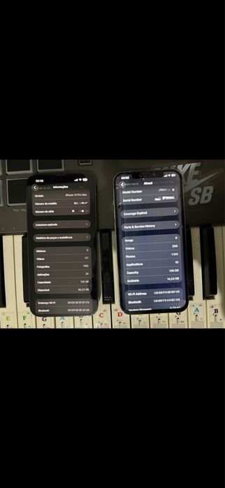Iphone 12 pro max partido bloqueado para a Nos e 13 pro max  100%