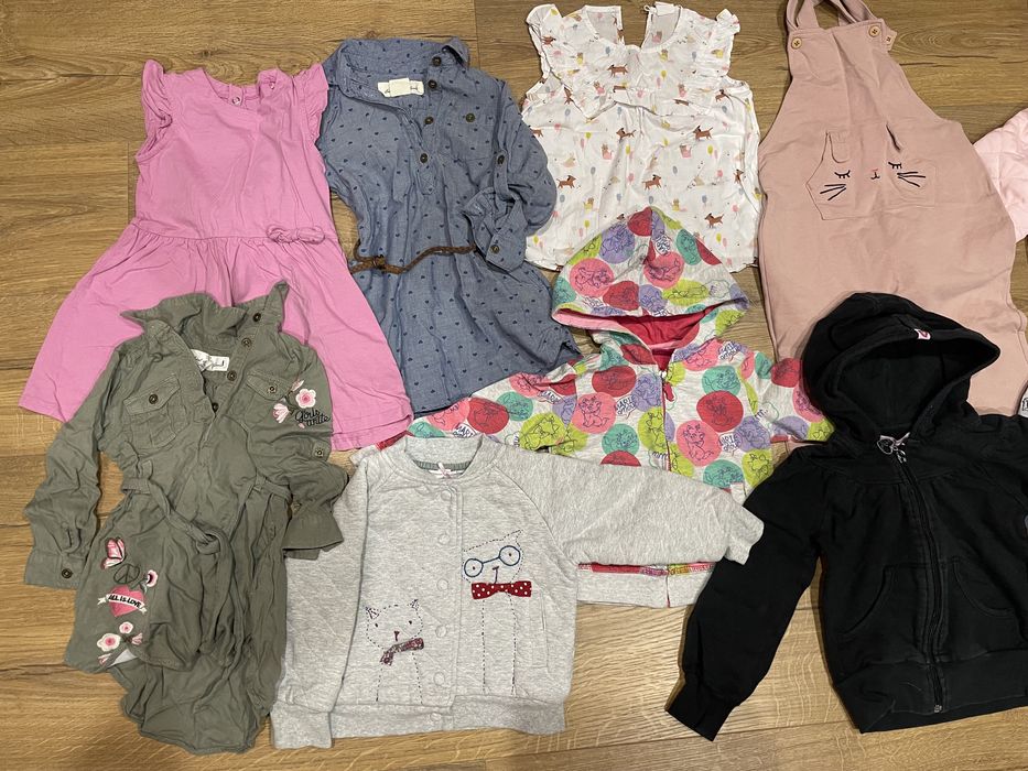 Mega paka dla dziewczynki rozm. 92 H&M cool club by smyk