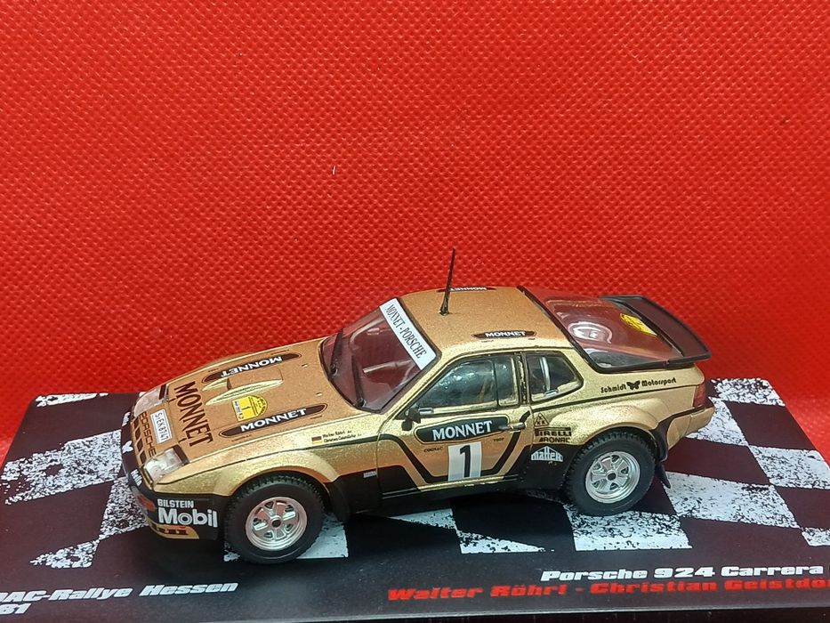Miniaturas 1:43 Porsche de Ralies  novos, 9 diferentes