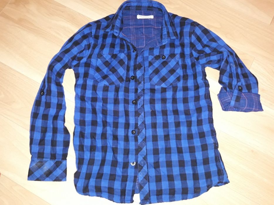 Koszule i spodnie H&M i Reserved 128