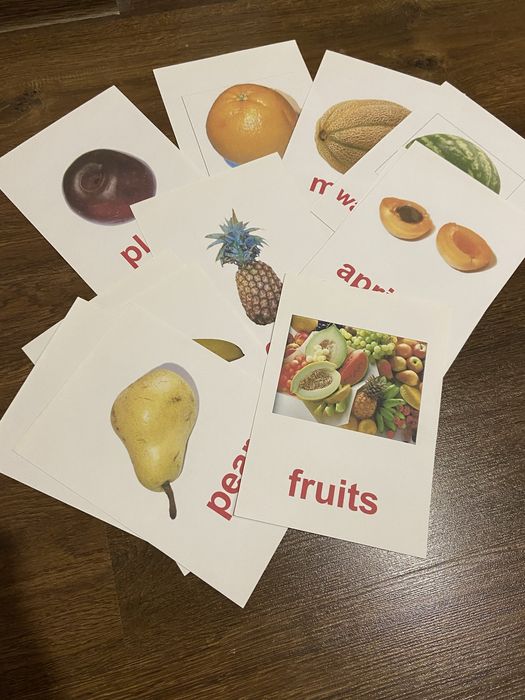 Розвиваючі картки  Домана  англ мова