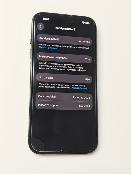 iPhone 15 128gb czarny