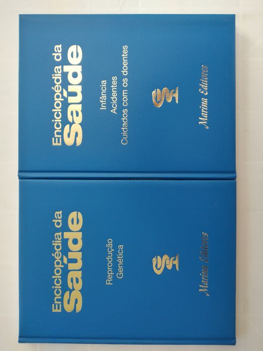 Enciclopédia da Saúde - 10 livros novos oferta estojo com cd