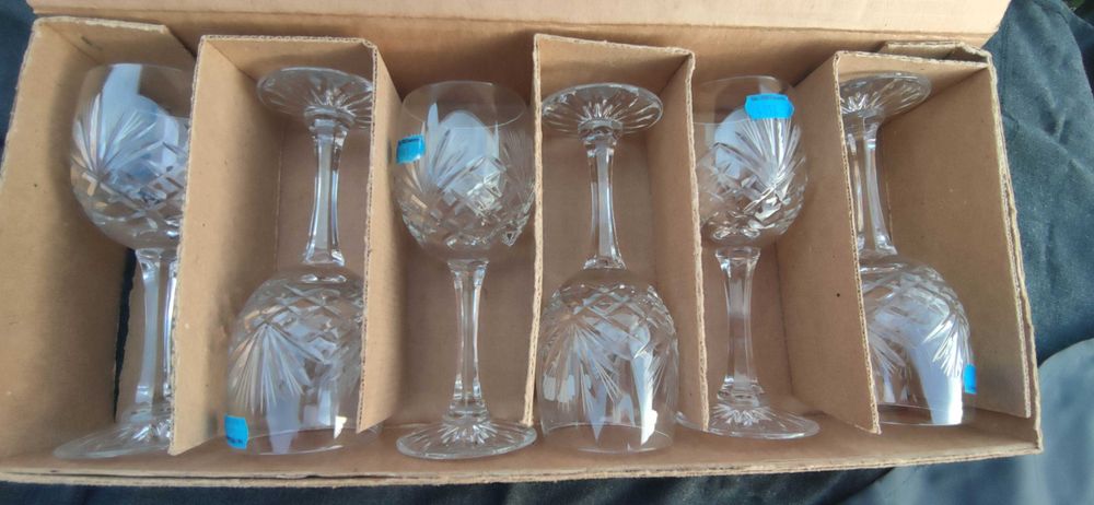 6 sztuk kieliszki kryształowe do wina  Zawiercie