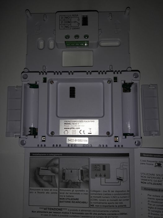 Цифровой хронотермостат Plikc Nevex X