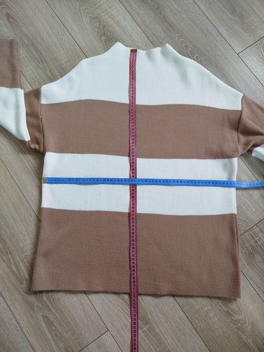 Жіночий в'язаний костюм оверсайз з штанами палаццо в ідеальному стані