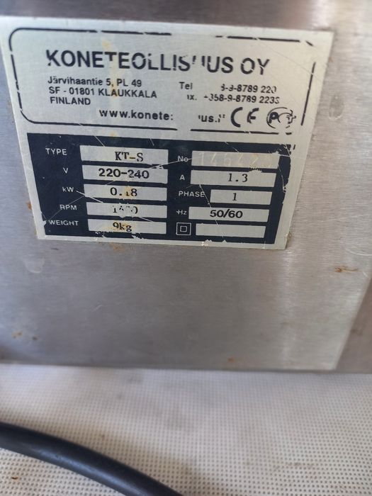 Рибочистка електрична Koneteollisuus КТ KT-S,мясное,колбасное.