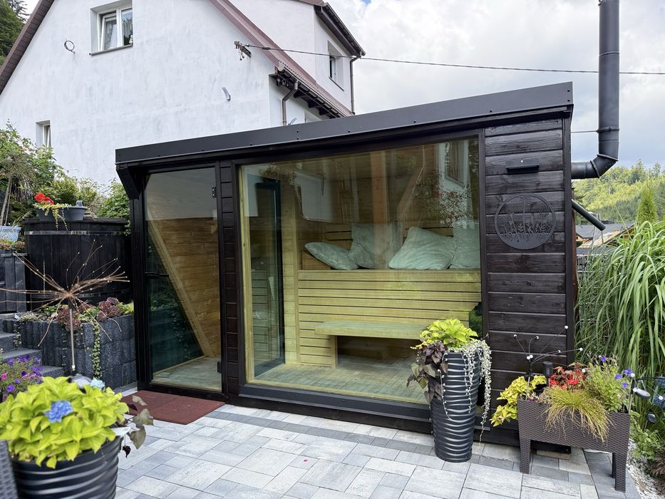 Sauna zewnetrzna na indywidualne zamowienie