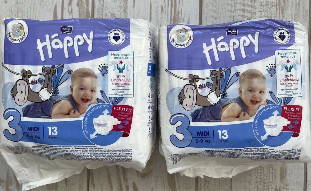 Памперси Хеппі, розмір 3
